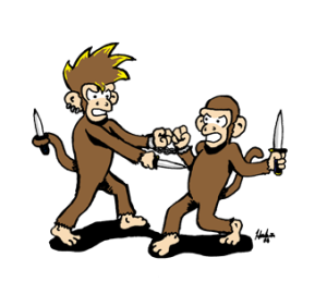 monkey-knife-fight