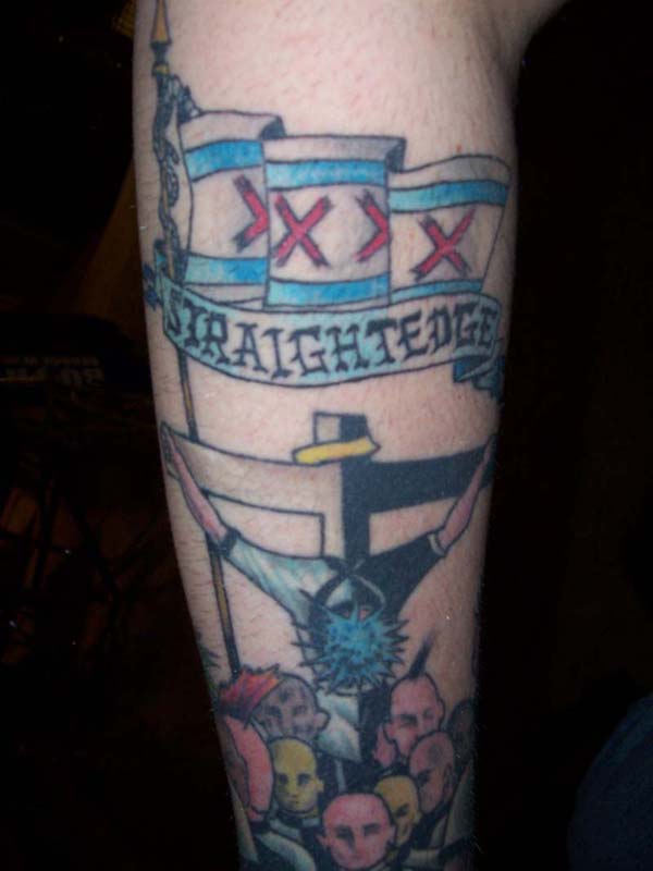 Do you think it's ironic when straight-edge kids have XXX tattoos on them to 